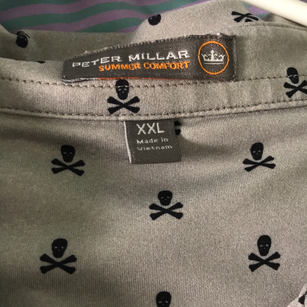 Peter Miller Skull and Bones Golf Shirt
